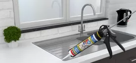 afkitten van voegen in keuken