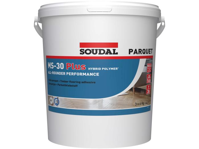 Product shot MS-30PLUS / 木地板粘接胶 18kg