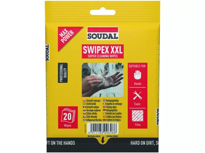 Swipex Wipes / 结净擦手纸 20 件
