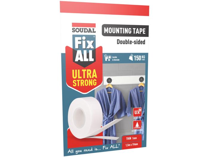 Product shot Fix ALL Mounting Tape Ultra / Fix ALL 泡棉胶带 超强 19mm