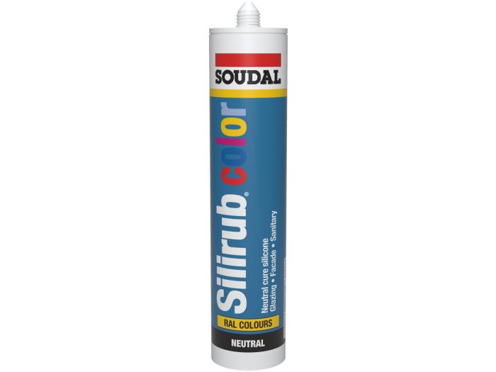 Product shot Silirub Color / 高性能彩色硅酮防霉密封胶 RAL 1002 300ml