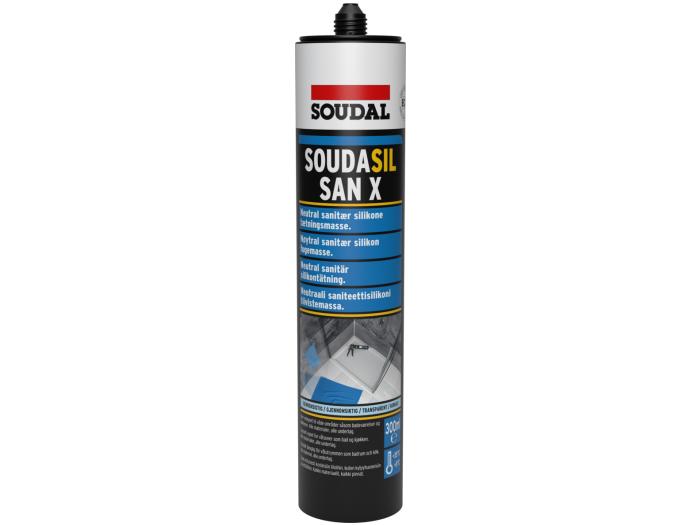 Soudasil SANX / 食品级硅酮防霉密封胶 透明 300ml