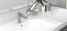 sanitair afkitten in badkamer